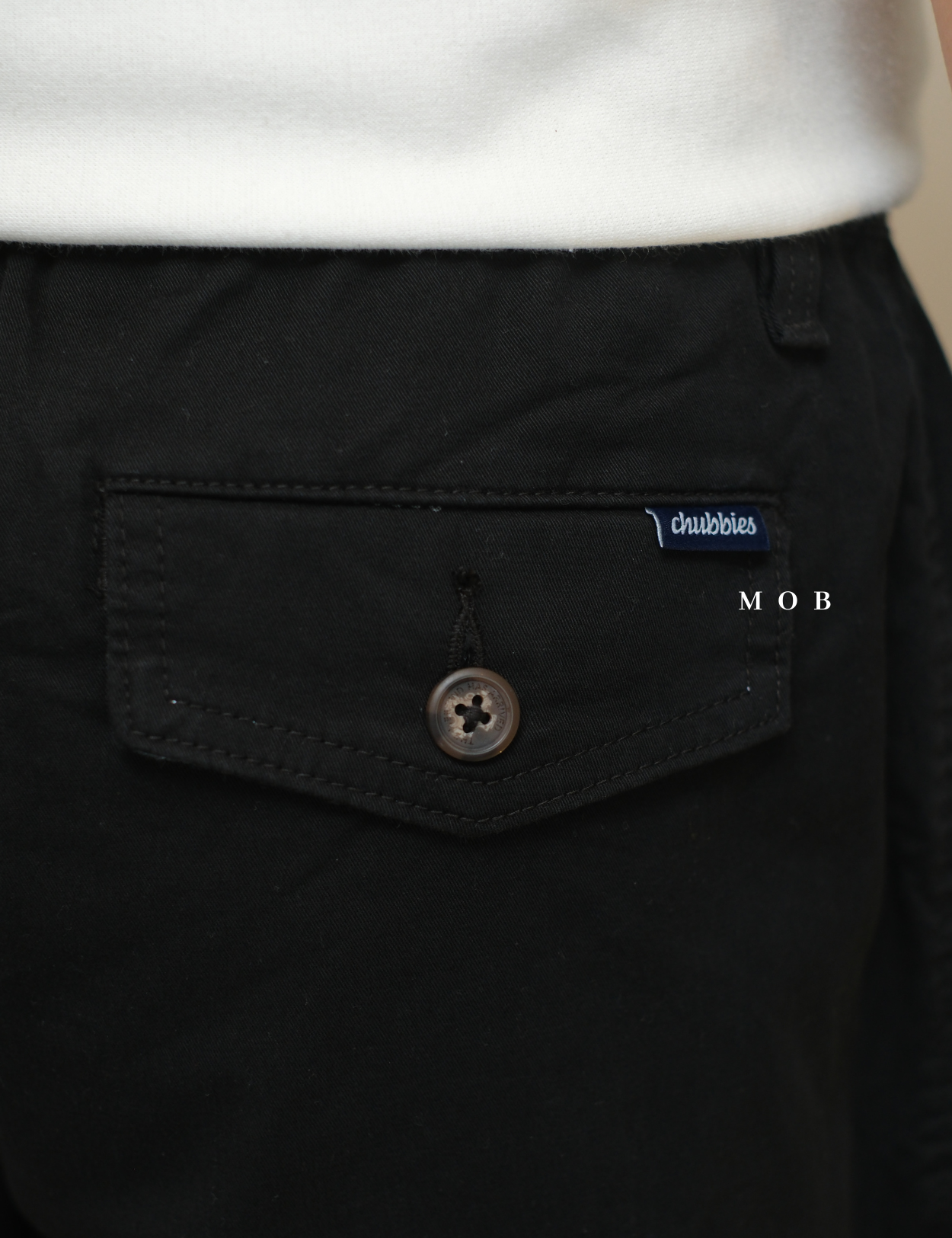CBSSR03003 Twill Stretch Shorts Black (Inseam 7)