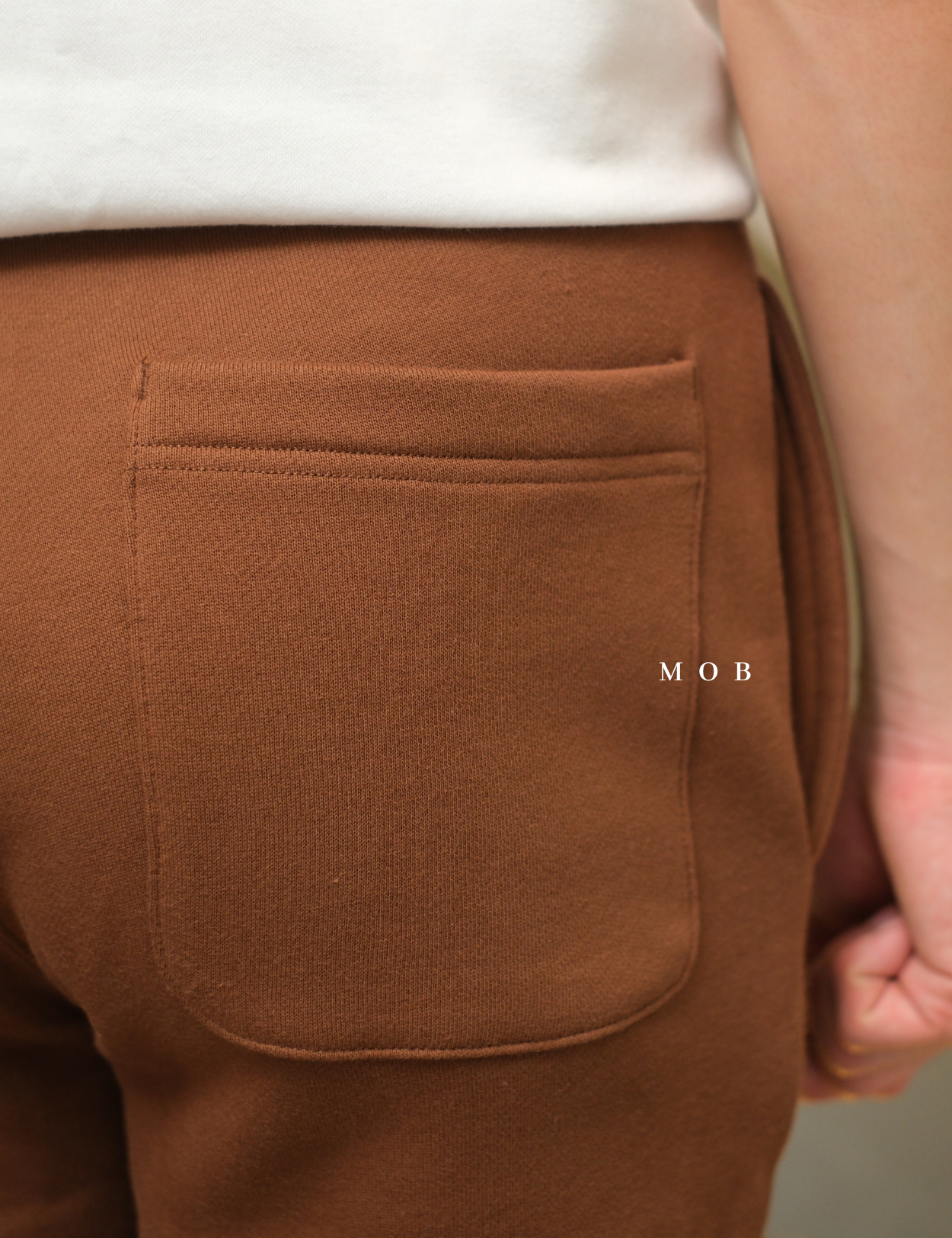 CHMPJP1601C Fleece Jogger Pants Dark Brown