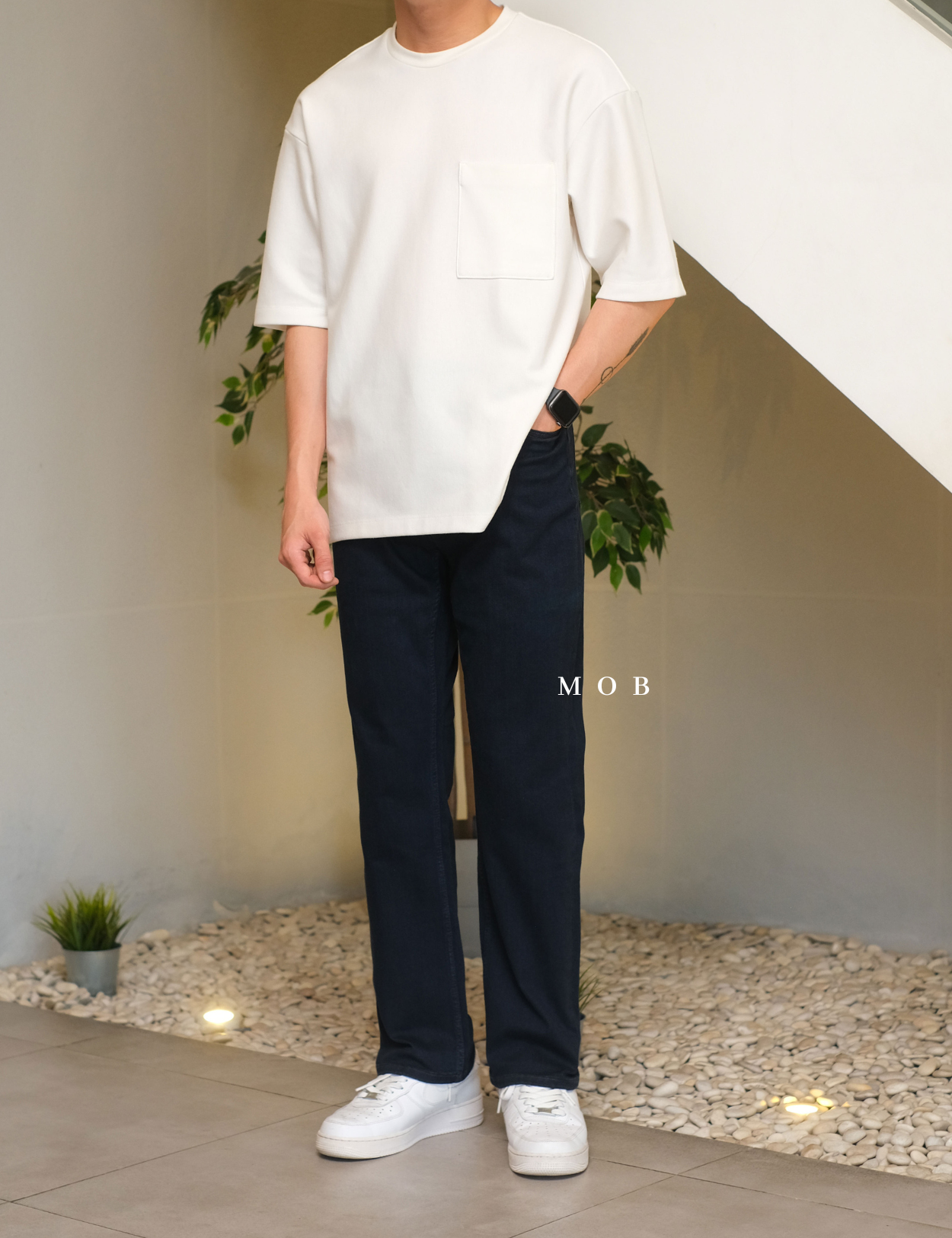 JAPT02001A STRAIGHT Luxe Jeans Dark Indigo