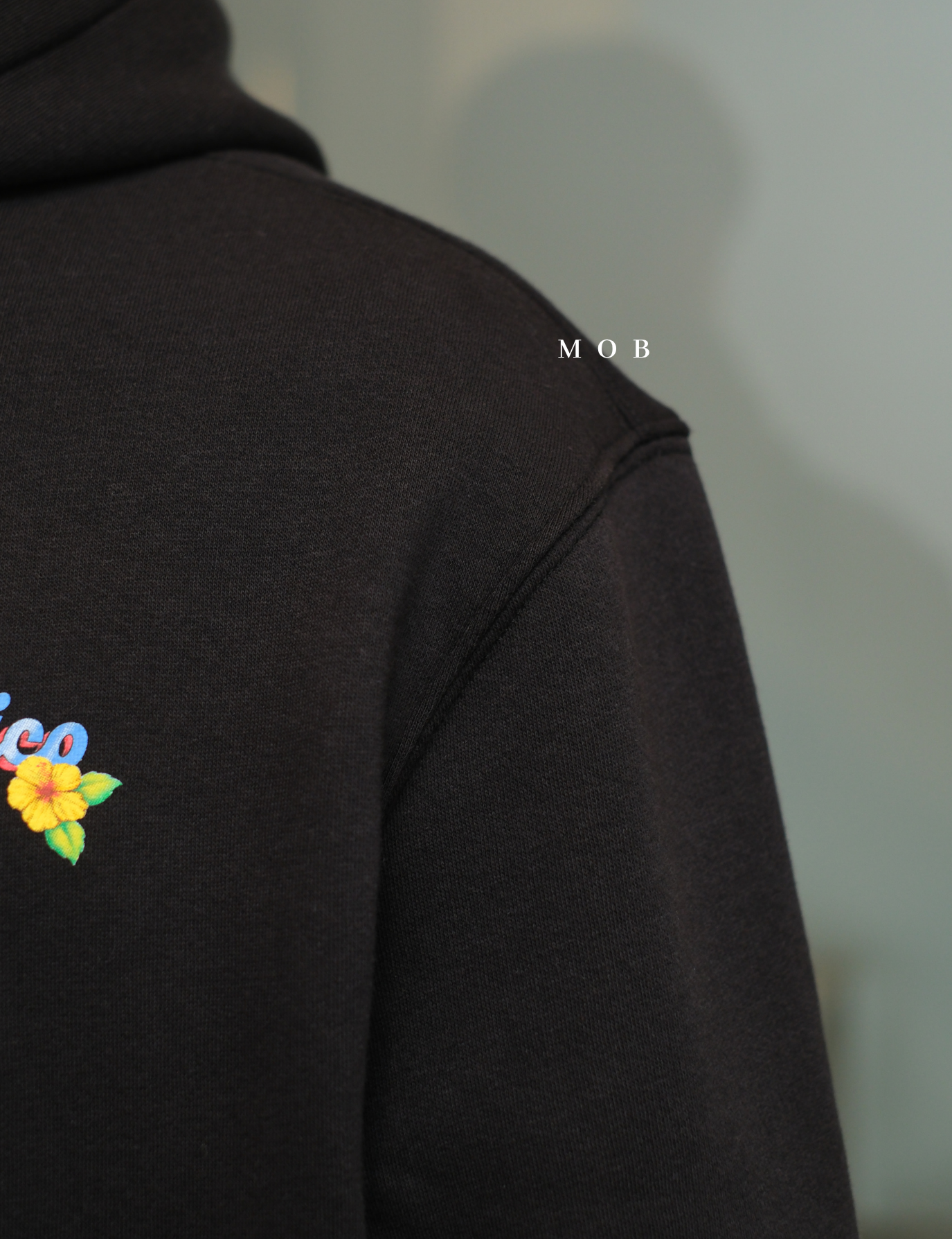 ONV01HDO004-001 Puerto Rico Pullover Hoodie Black