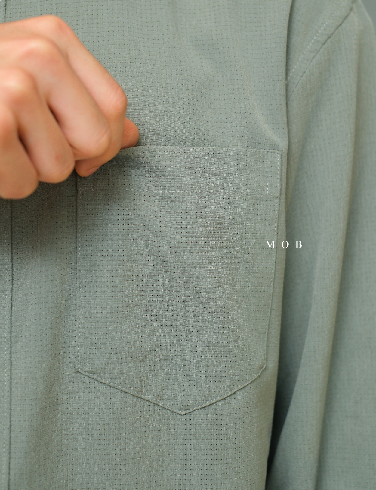APTLSS01001D Slim Performance LS Shirt Sage