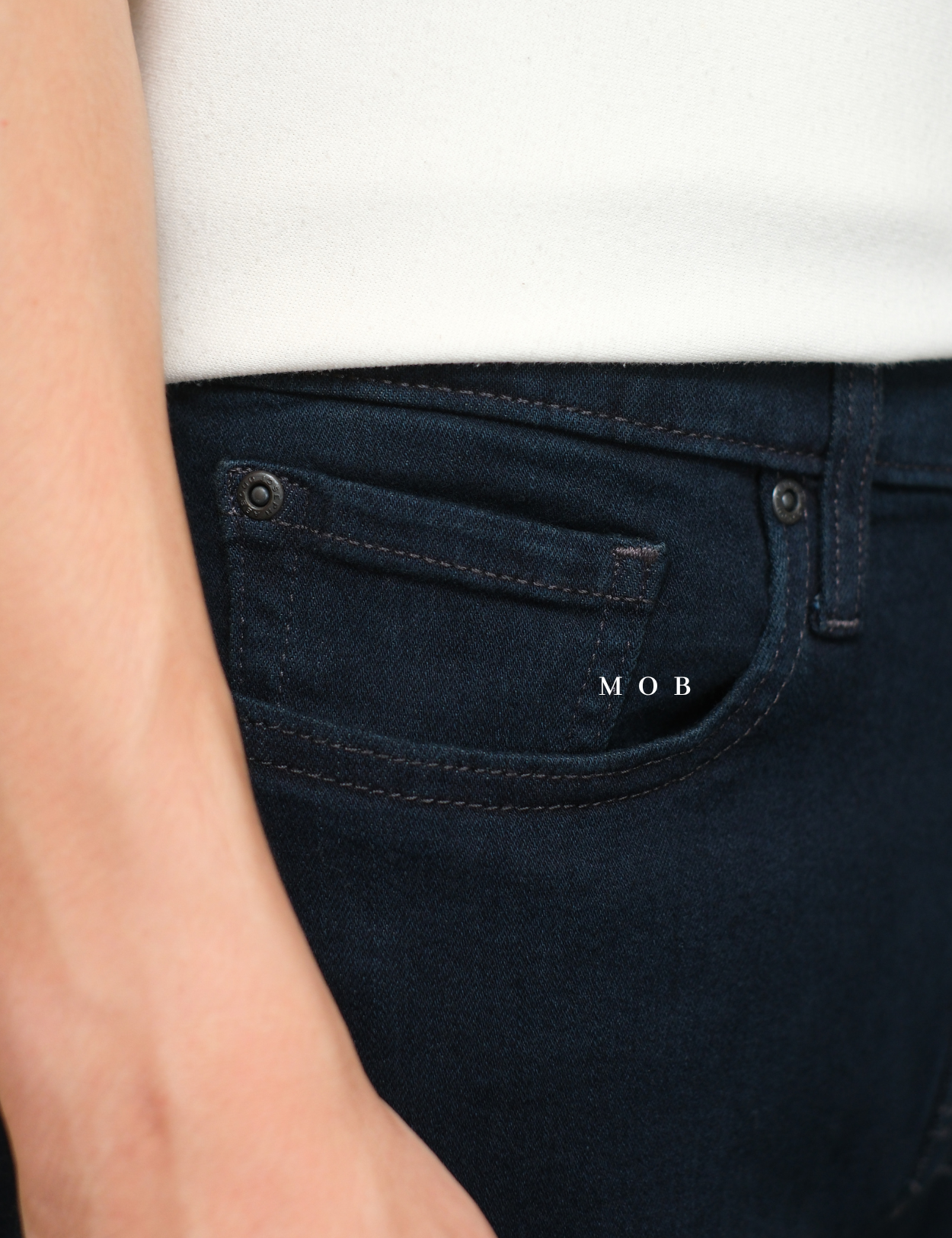 JAPT02001A STRAIGHT Luxe Jeans Dark Indigo