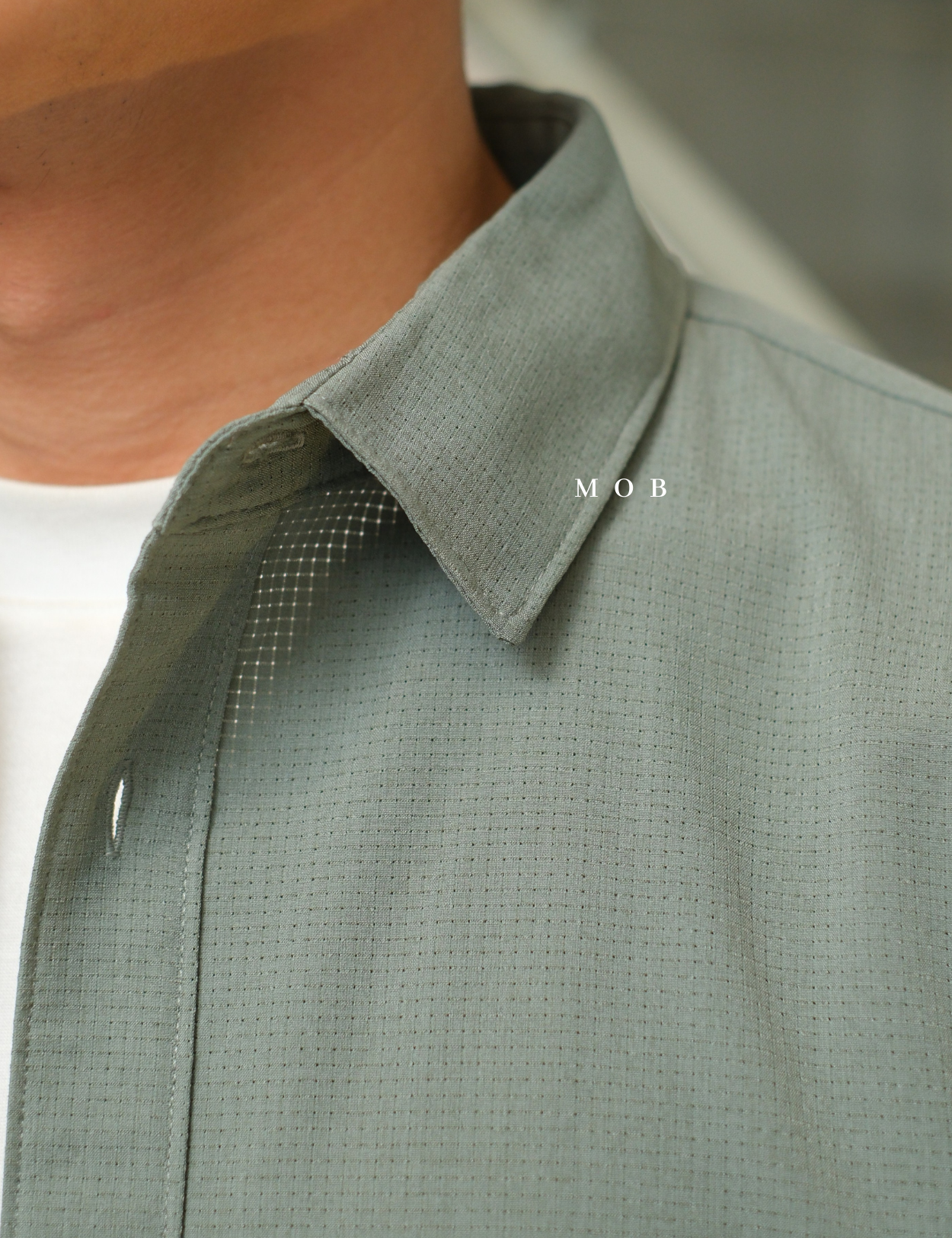 APTLSS01001D Slim Performance LS Shirt Sage