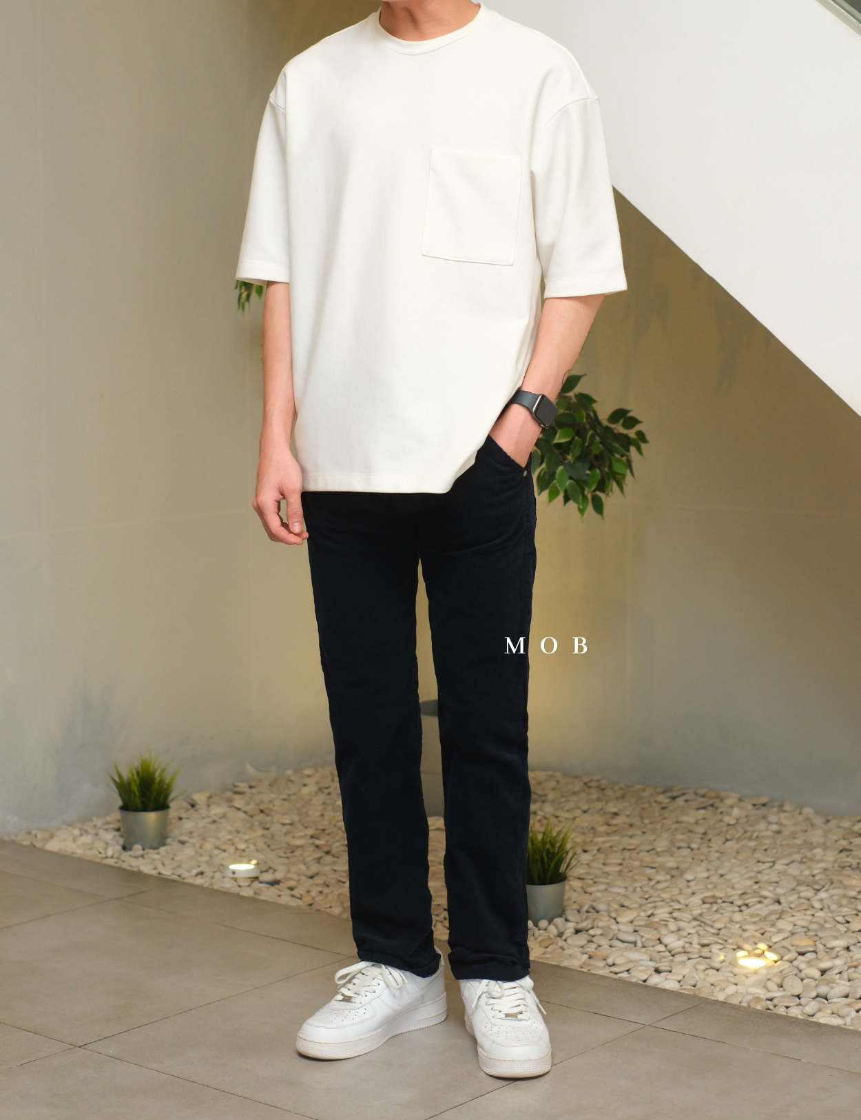 SOPT03002 Regular Corduroy Pants Navy