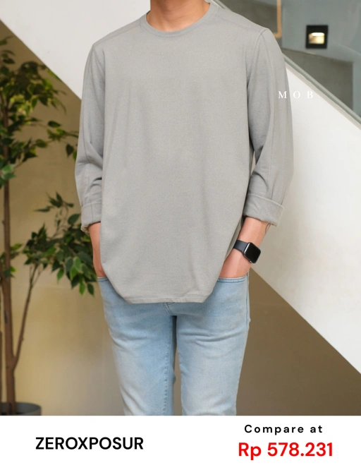 Image of ZXPBS01002 Trekker Performance Base Layer Top Light Grey