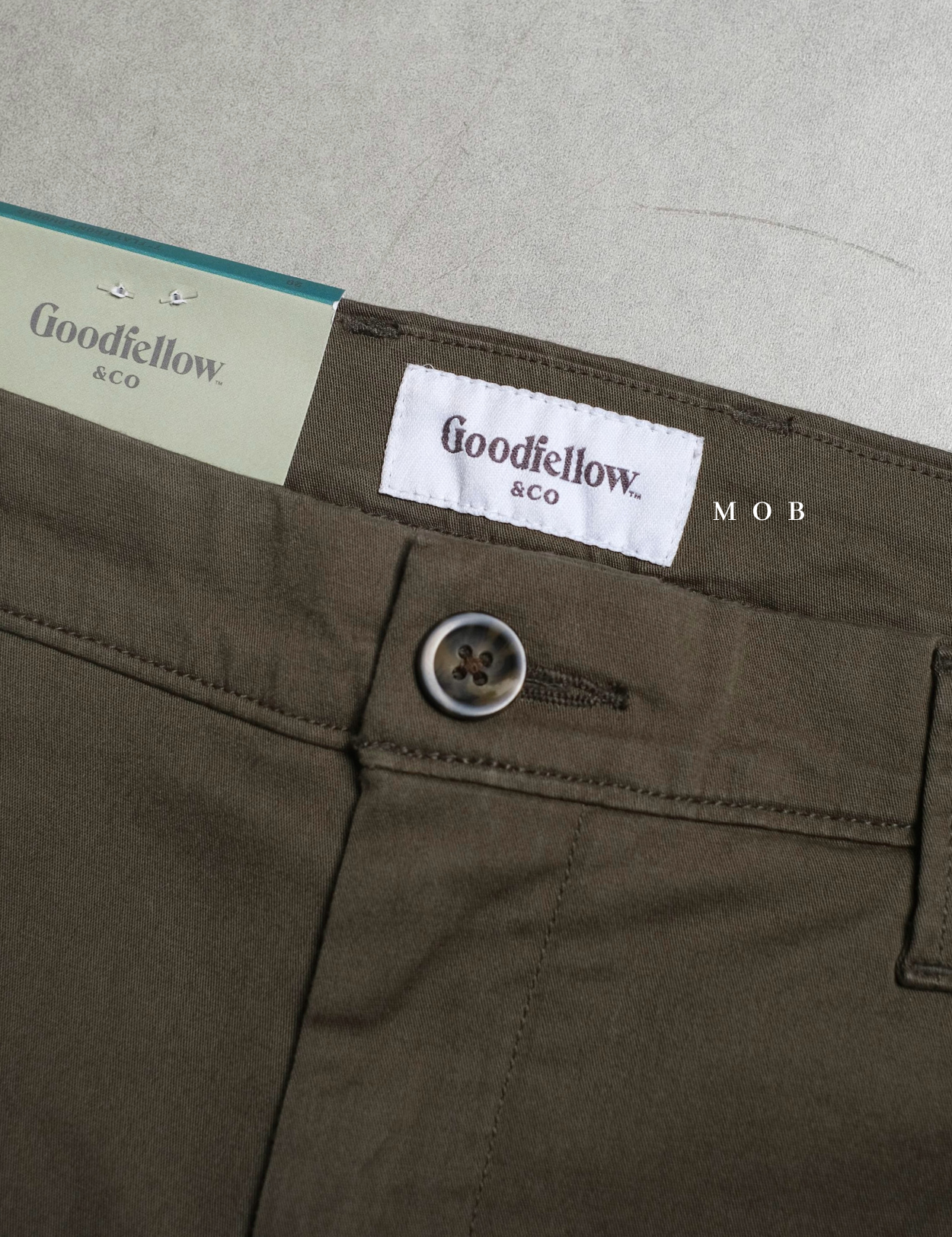 GFSR01002A Flat Front Shorts Olive (Inseam 7)