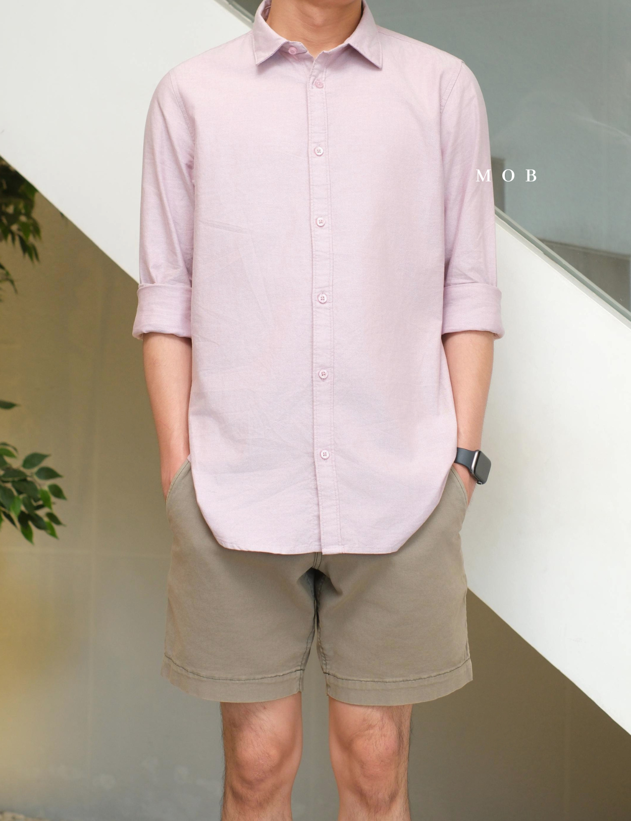 SPLLSS02001 Nature Comfort Slim LS Shirt Pink