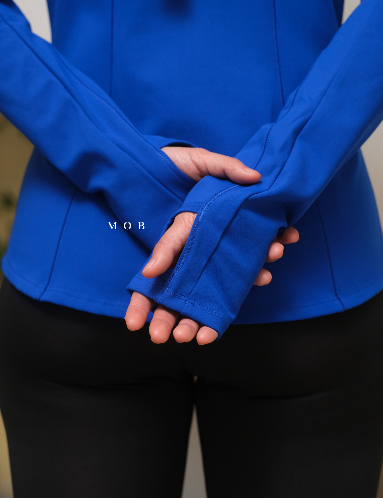 SPYJ02001B Active Zip Up Jacket Blue