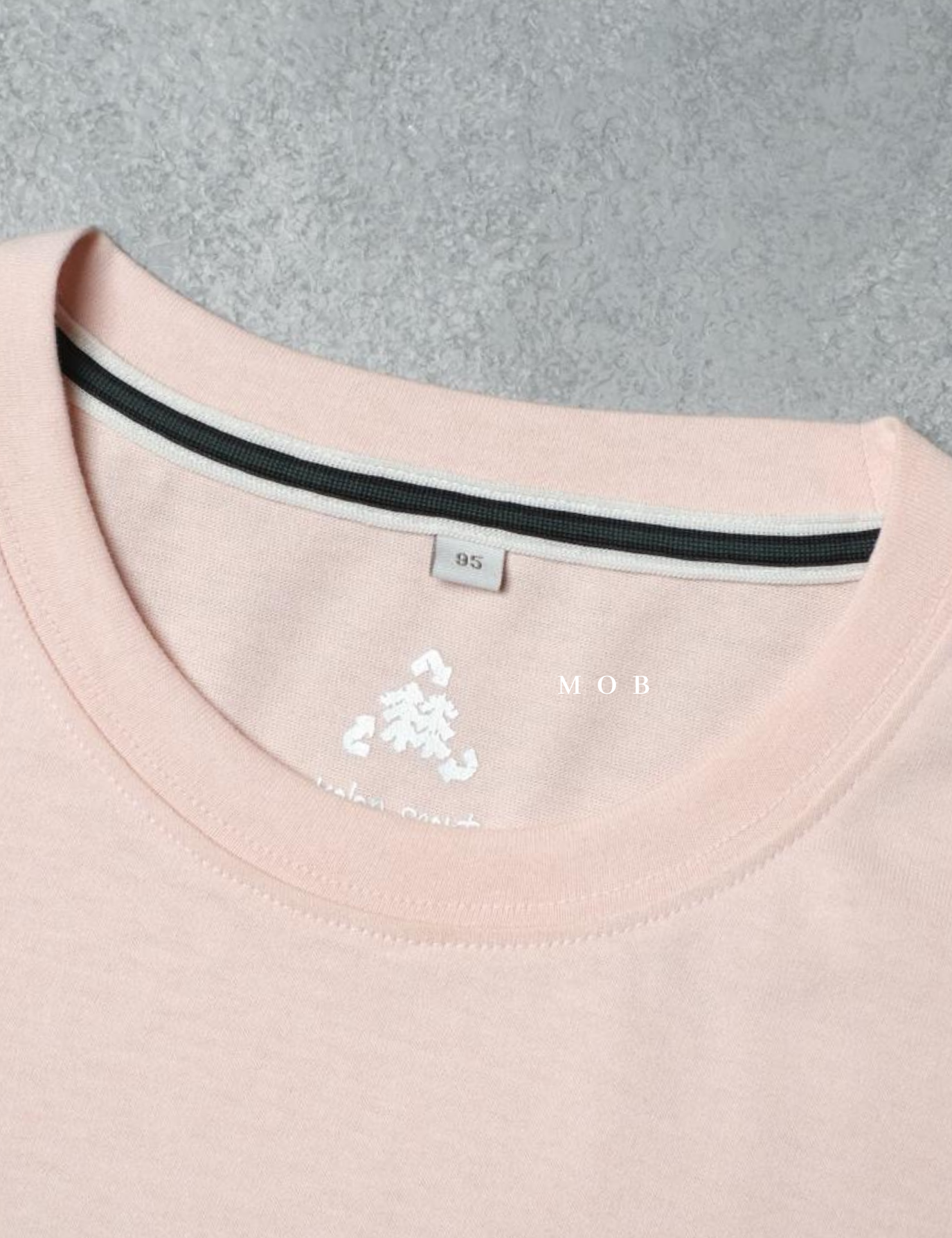 KOL01SST001-001 Kolon X Lee Kyu-tae Evergreen Tree SS Tee Light Salmon