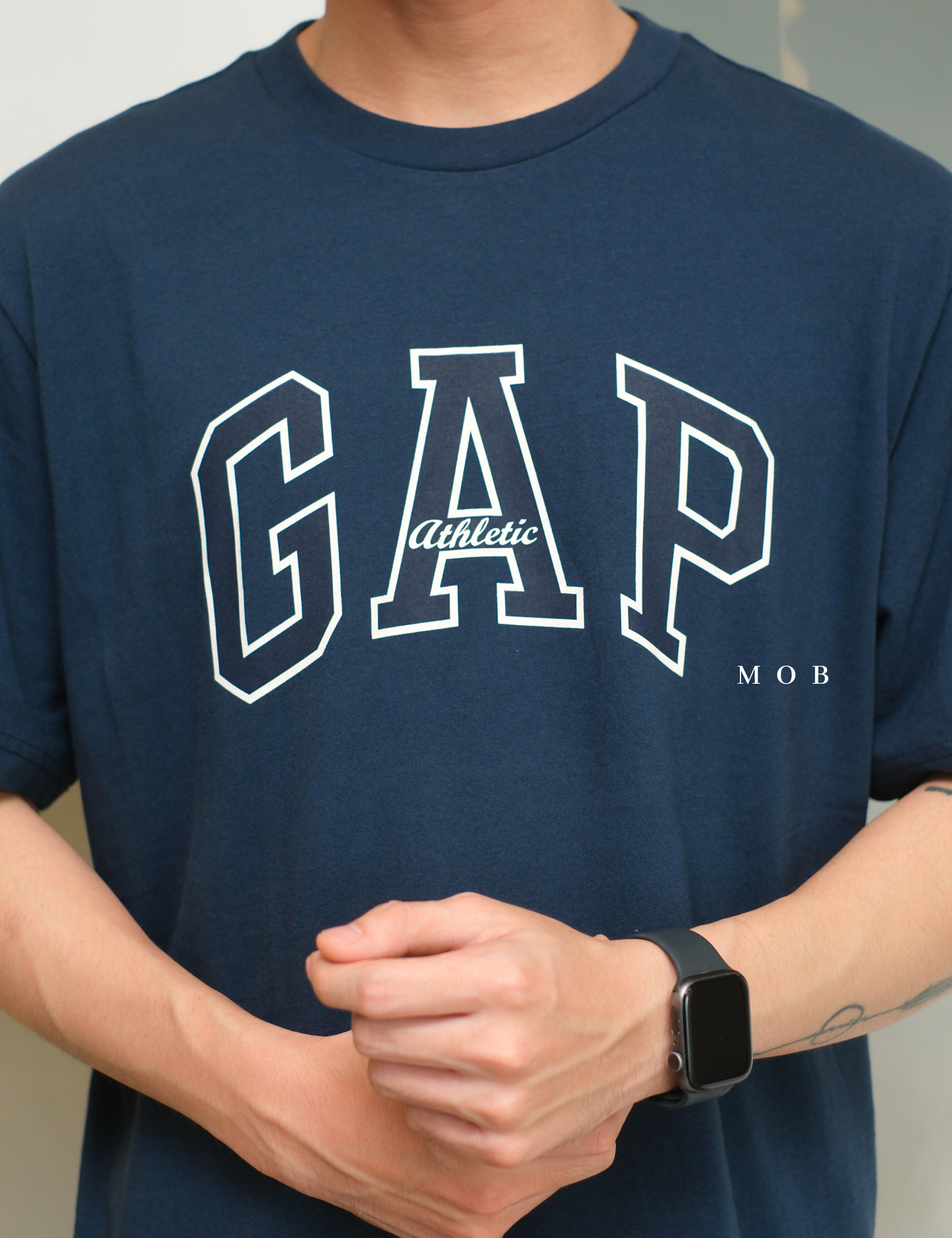 GPSST1606 Archive Logo SS Tee Navy