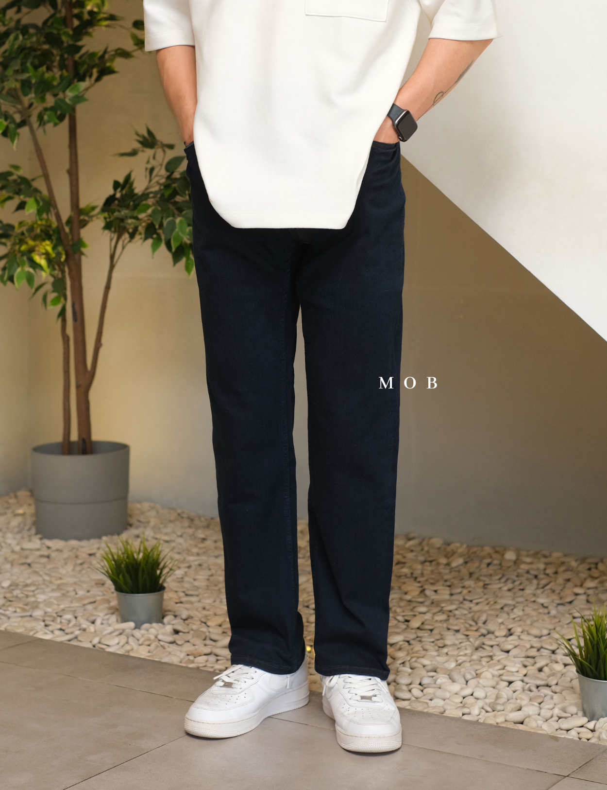 JAPT02001A STRAIGHT Luxe Jeans Dark Indigo
