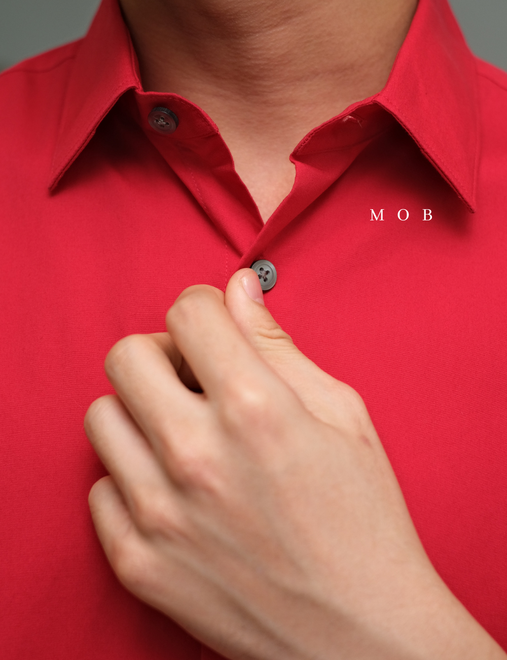 EXLSS01006 MODERN Stretch 1MX LS Shirt Red
