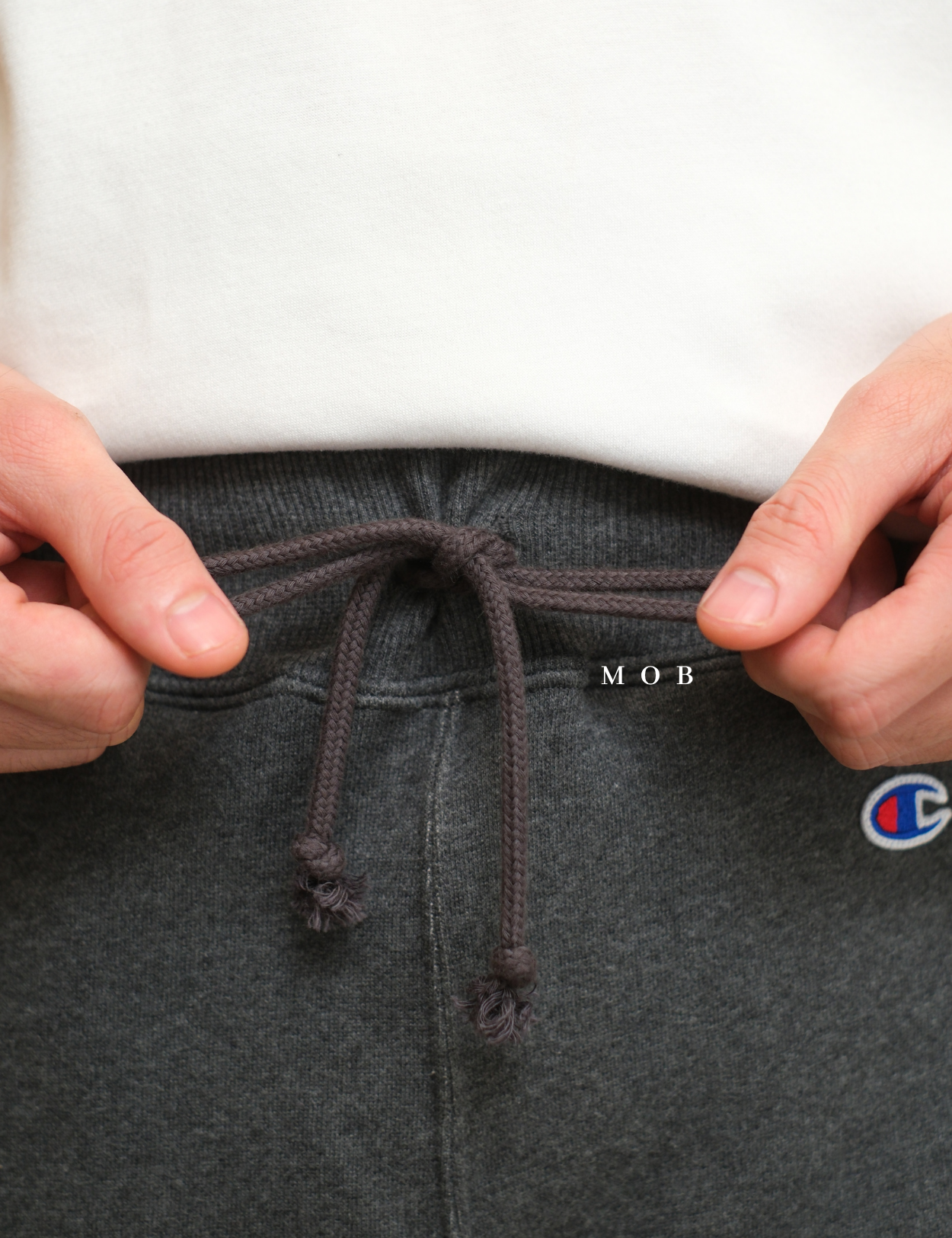 CHMPJP1601E Fleece Jogger Pants Dark Grey