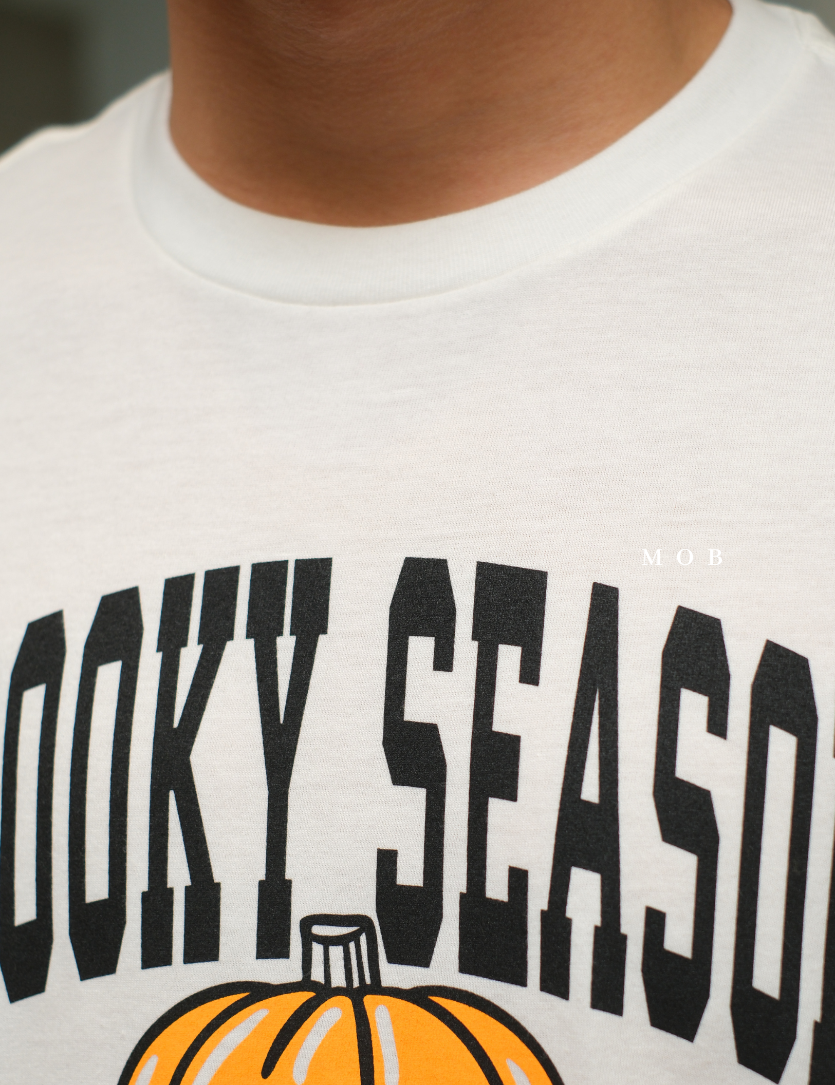 ONSST06001 Jack O Lantern SS Tee White