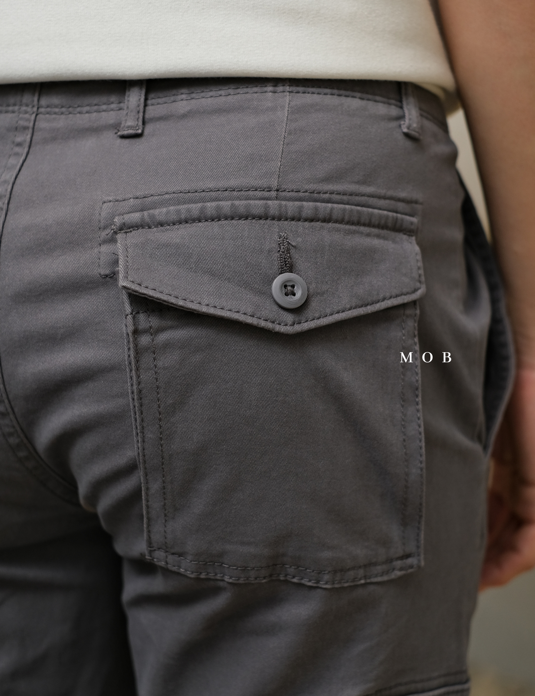 AZEPT06003 SLIM Fit Cargo Pants Grey