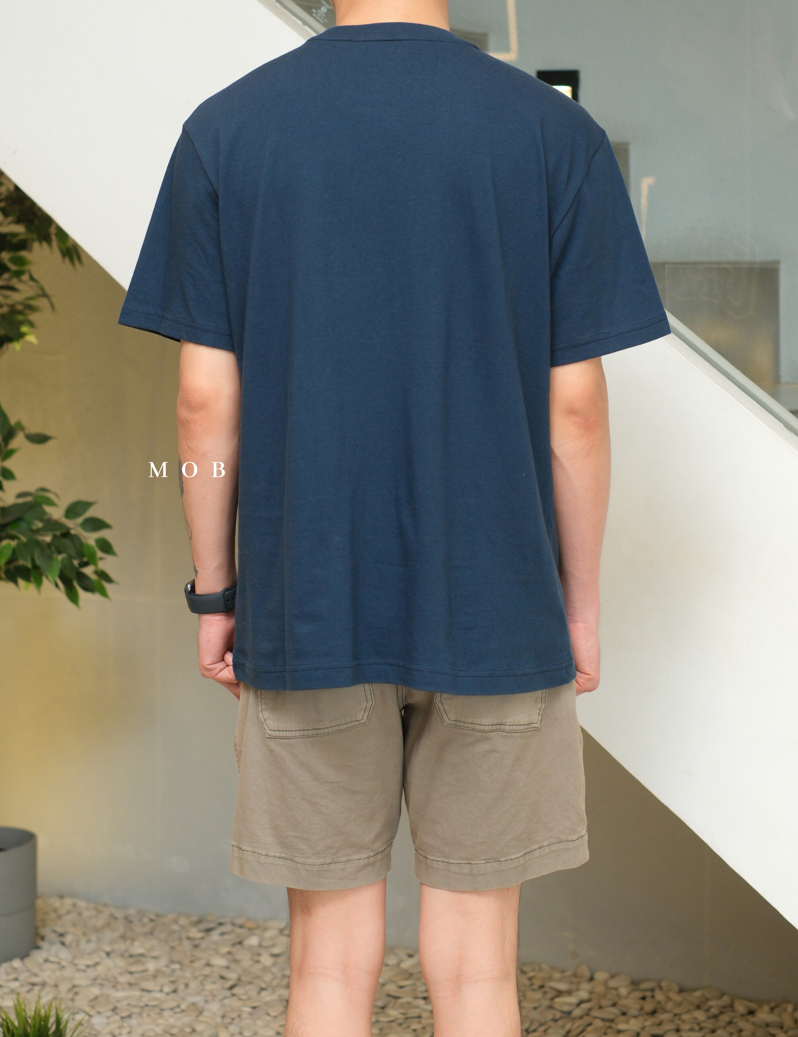 GPSST1606 Archive Logo SS Tee Navy