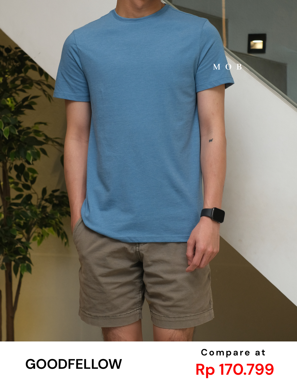 GFSST04006 Basic Lyndale SS Tee Blue