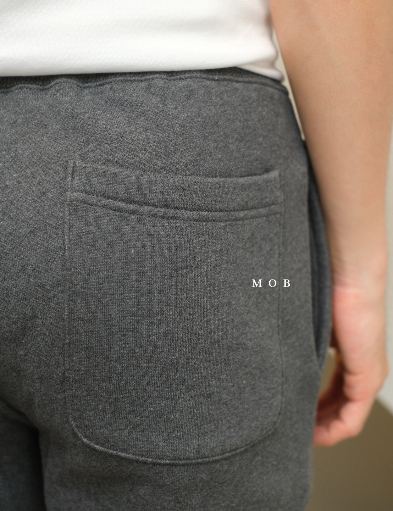 CHMPJP1601E Fleece Jogger Pants Dark Grey