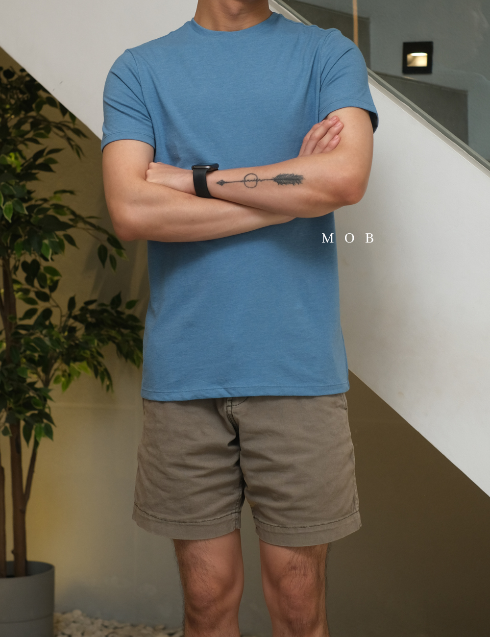 GFSST04006 Basic Lyndale SS Tee Blue