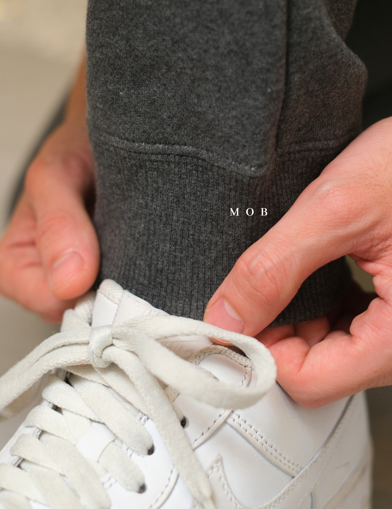 CHMPJP1601E Fleece Jogger Pants Dark Grey