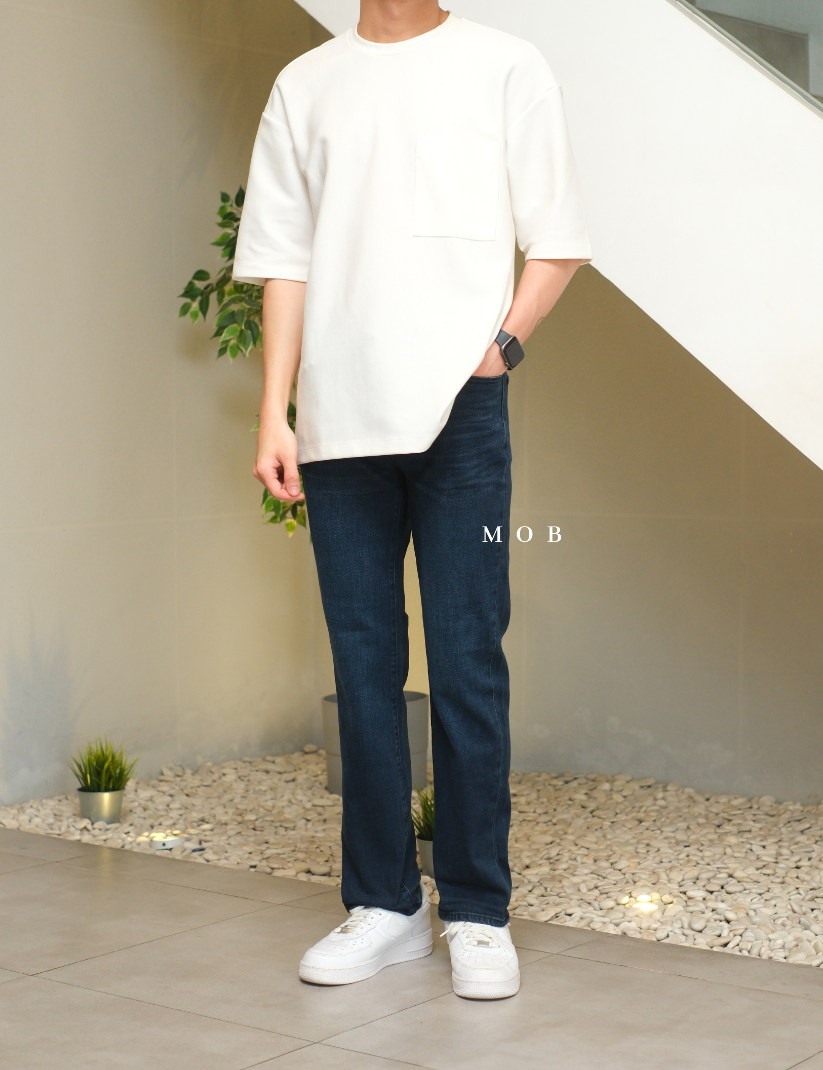 ARPT1101 Premium Air STRAIGHT Jeans Navy