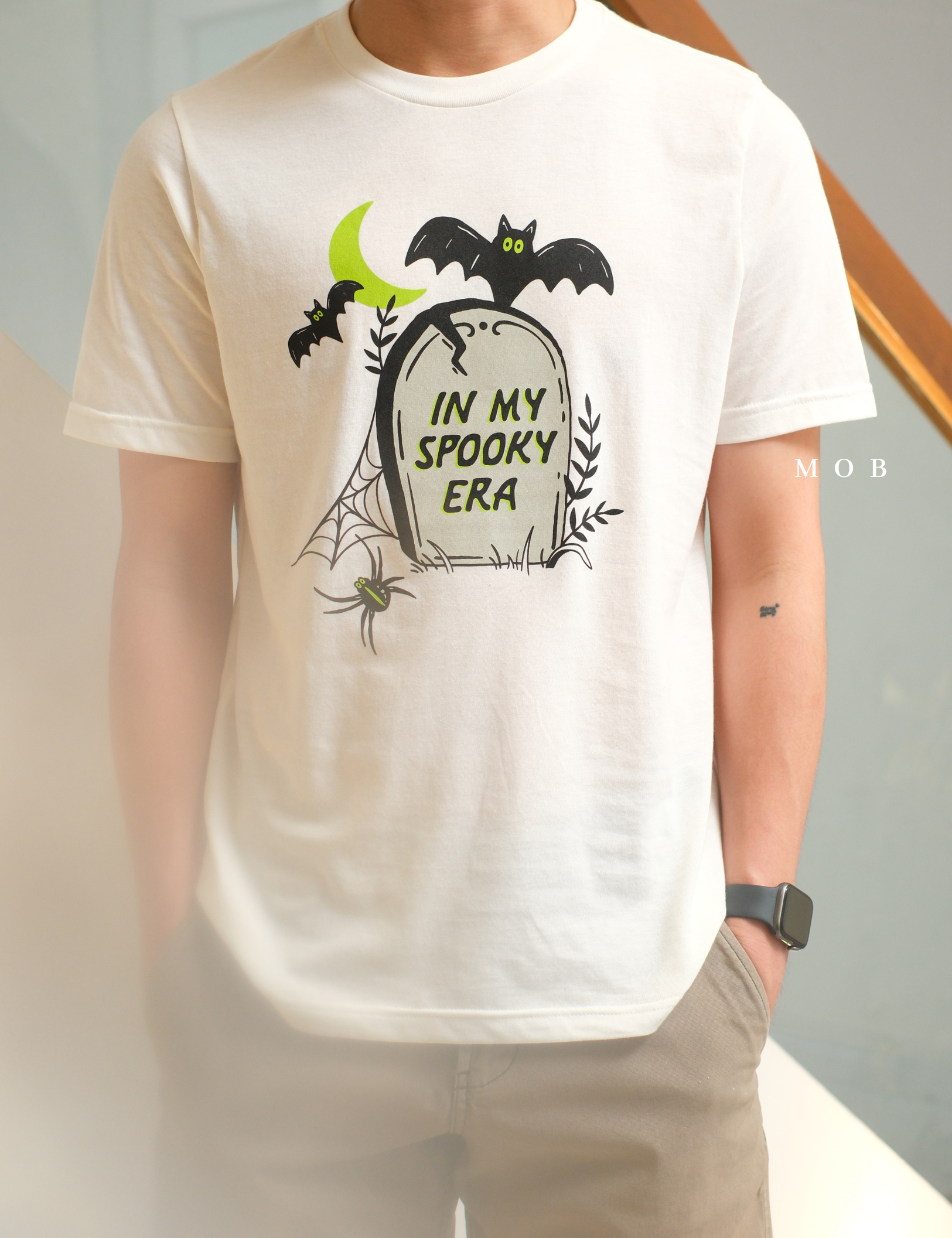 ONSST06002 In My Spooky Era (Grave) SS Tee White
