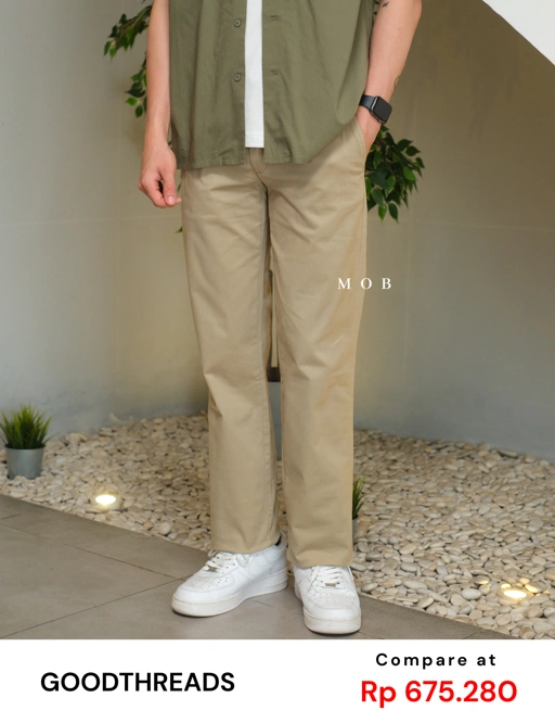 GTPT07005 Slim Stretch Chino Pants Khaki
