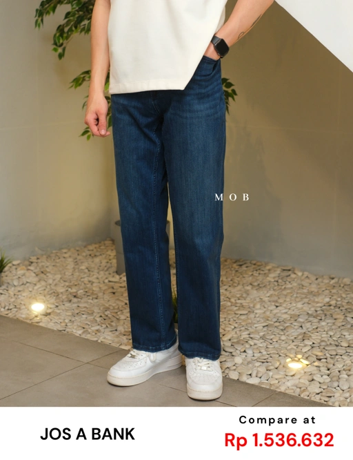 Image of JOSPT05002 Comfort Stretch Tailored Jeans Dark Blue