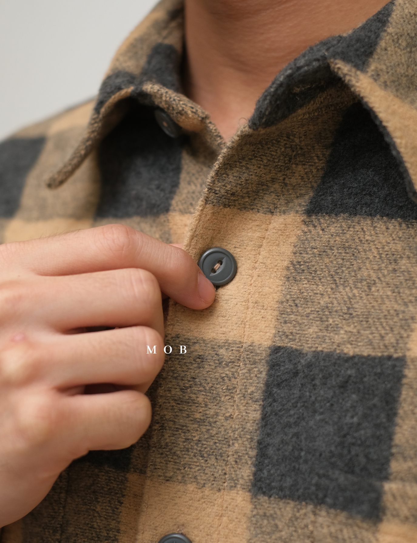 [BEST DEALS!] GFLSS02001 Flannel Shirt Jacket Bronze Plaid