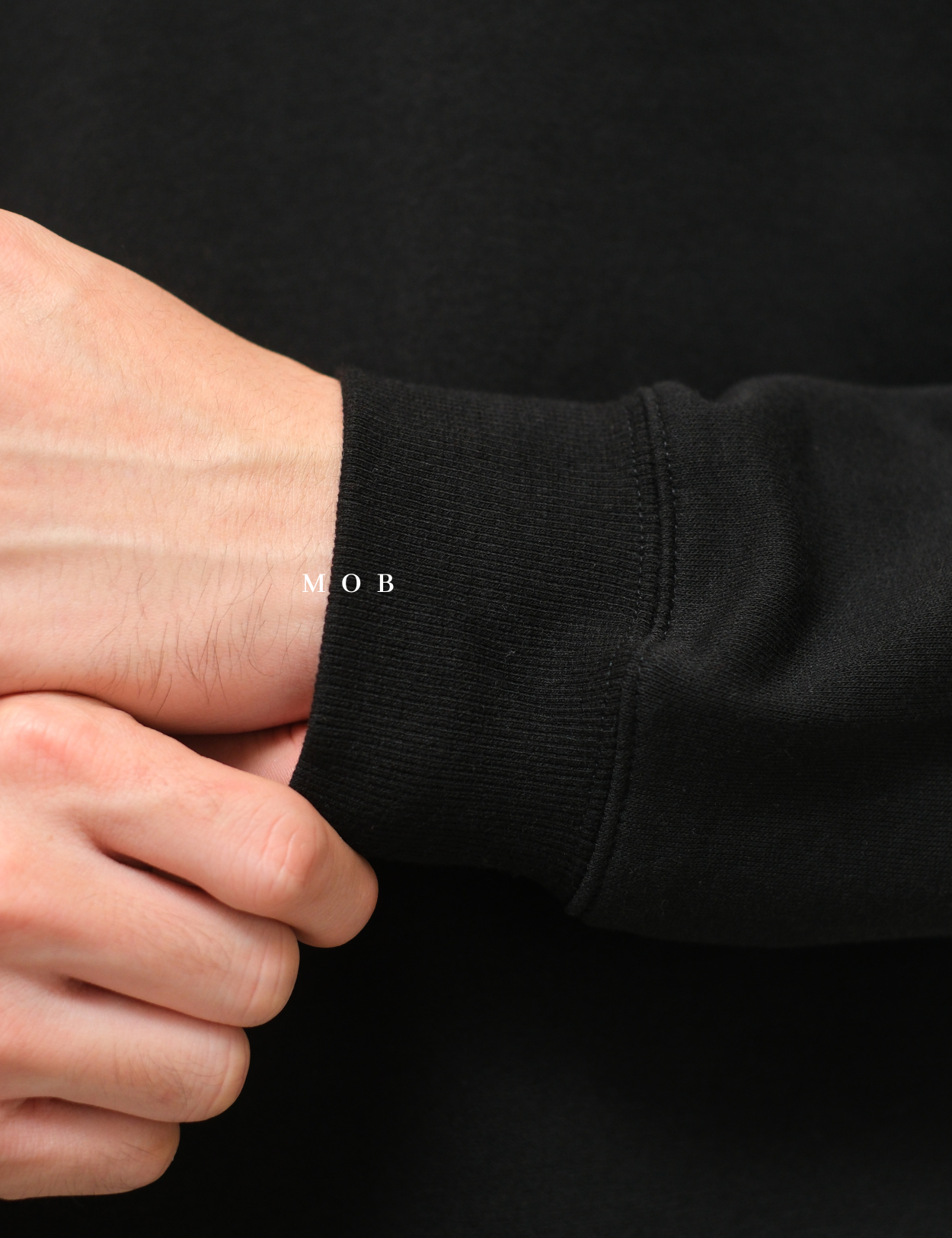 HMSW04003 Loose Fit Sweatshirt Black
