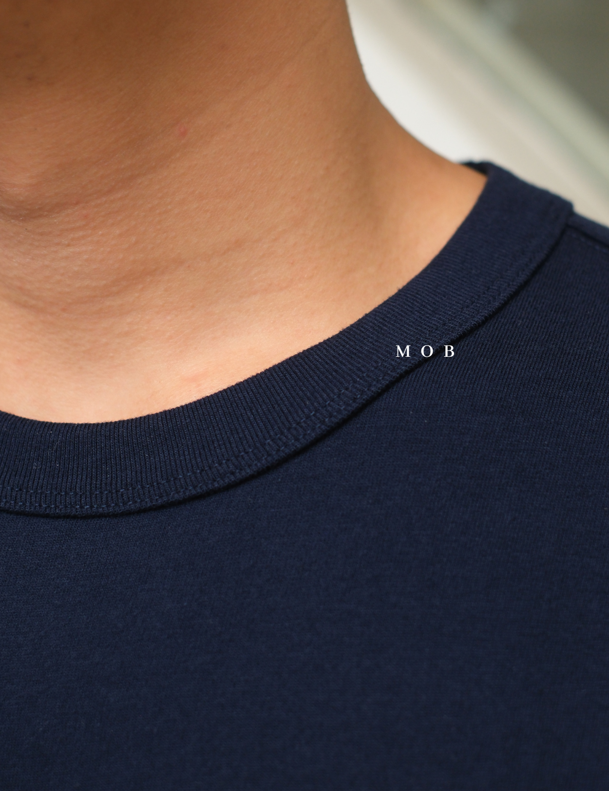 GPLST1111 Big Signature Logo LS Tee Navy