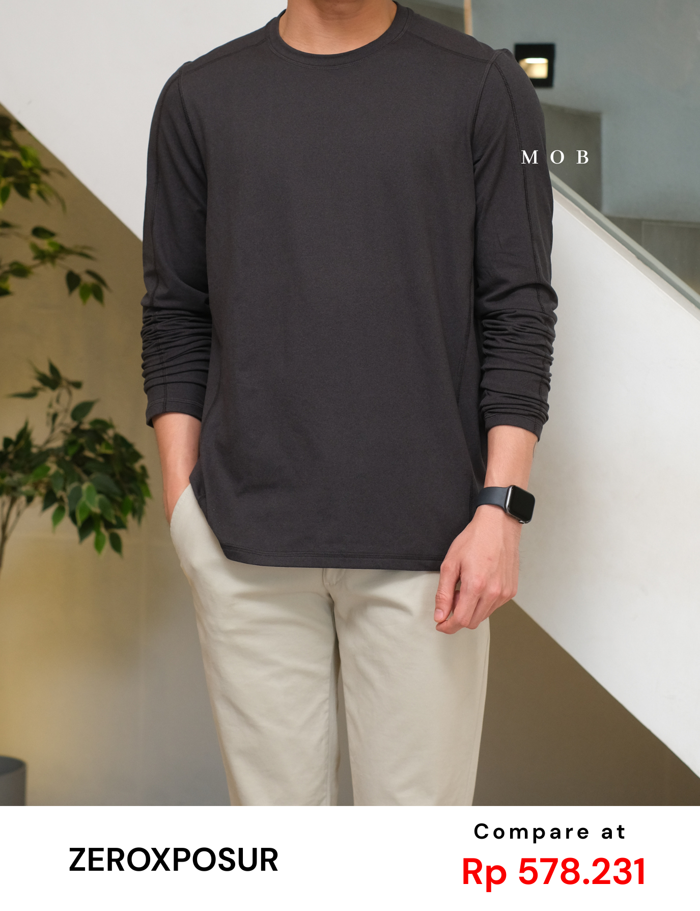 ZXPBS01001 Trekker Performance Base Layer Top Dark Grey