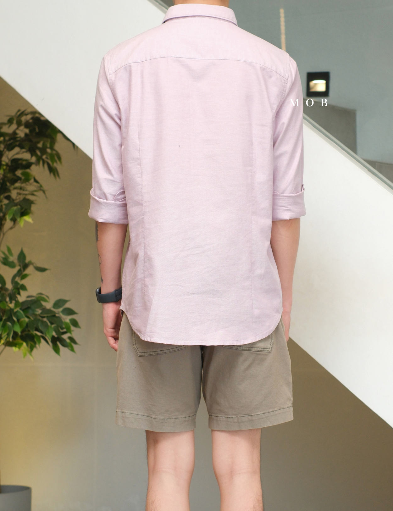 SPLLSS02001 Nature Comfort Slim LS Shirt Pink