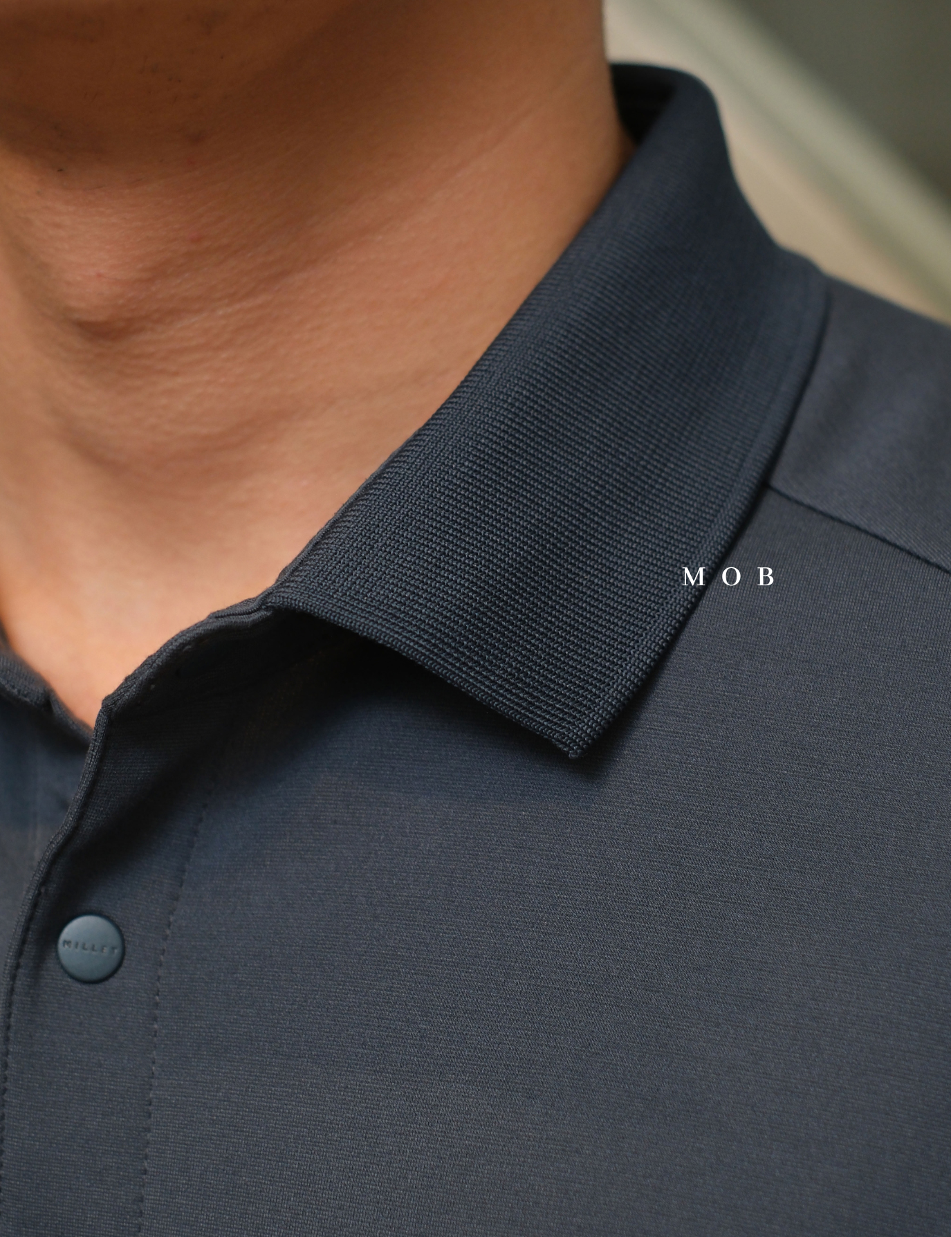 MIL01SSP001-002 Performance SS Polo Midnight Slate