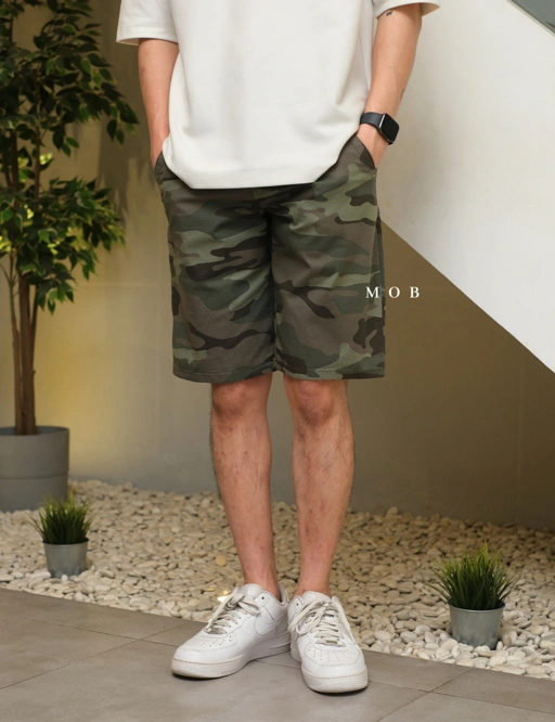 Image of DKSR01001 Genuine 11" Flex Multi-Use Ripstop Shorts Olive Camo