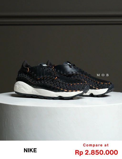 Image of NKSSH03002A Air Footscape Woven Premium Shoes Black Croc