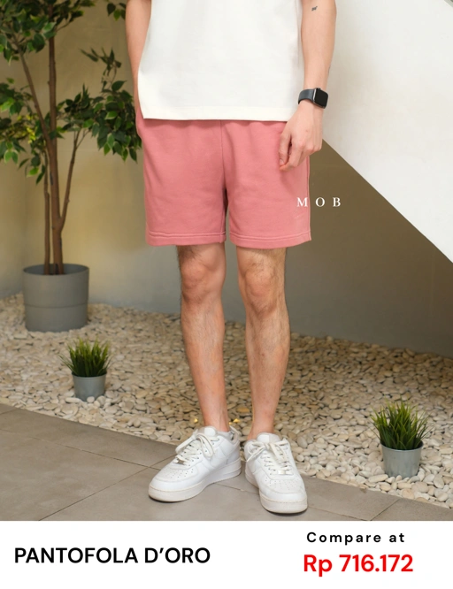PTDSR01001A Basic Shorts Rouge