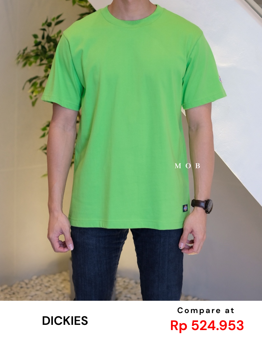 DKSST02001G Patch Logo Tee Green