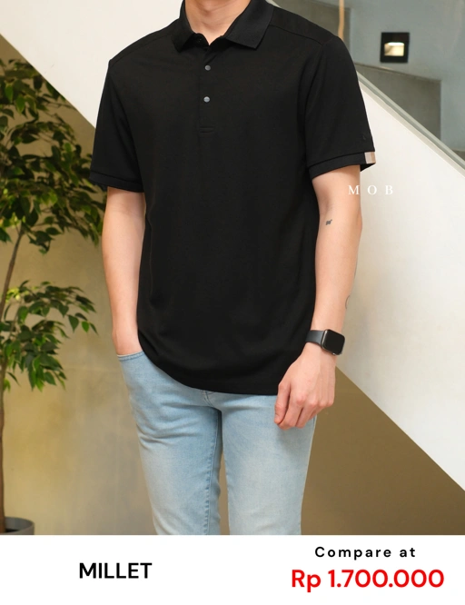 MIL01SSP001-003 Performance SS Polo Black