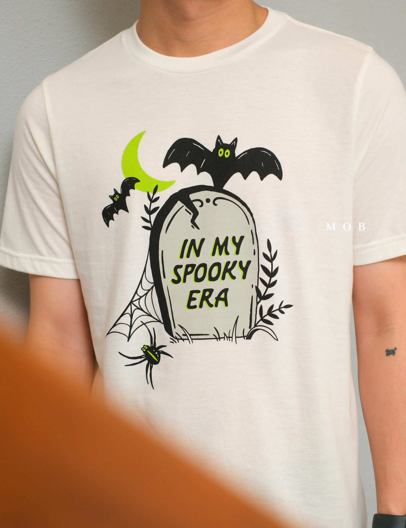 ONSST06002 In My Spooky Era (Grave) SS Tee White