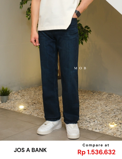Image of JOSPT05003 Comfort Stretch Tailored Jeans Navy