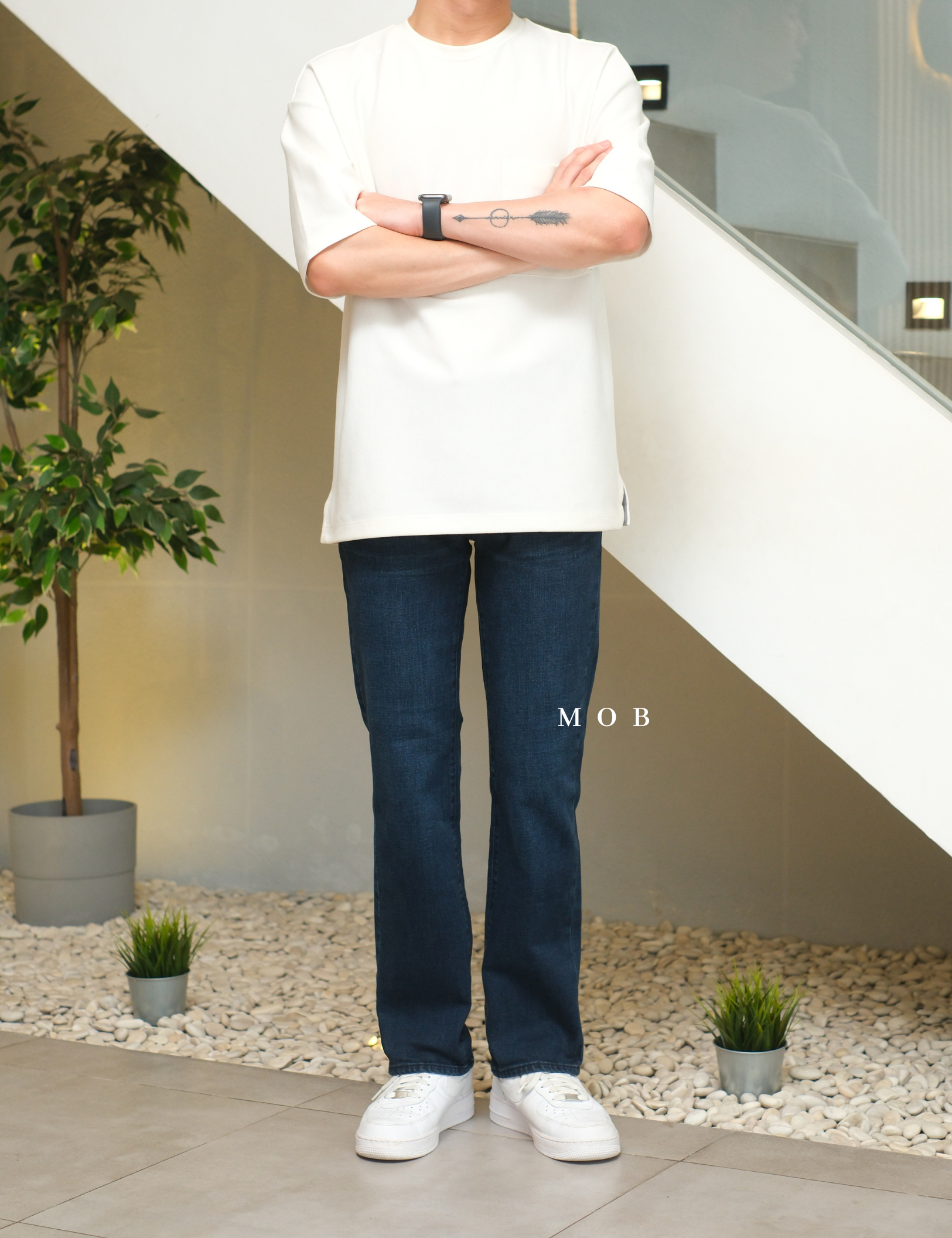 ARPT1101 Premium Air STRAIGHT Jeans Navy