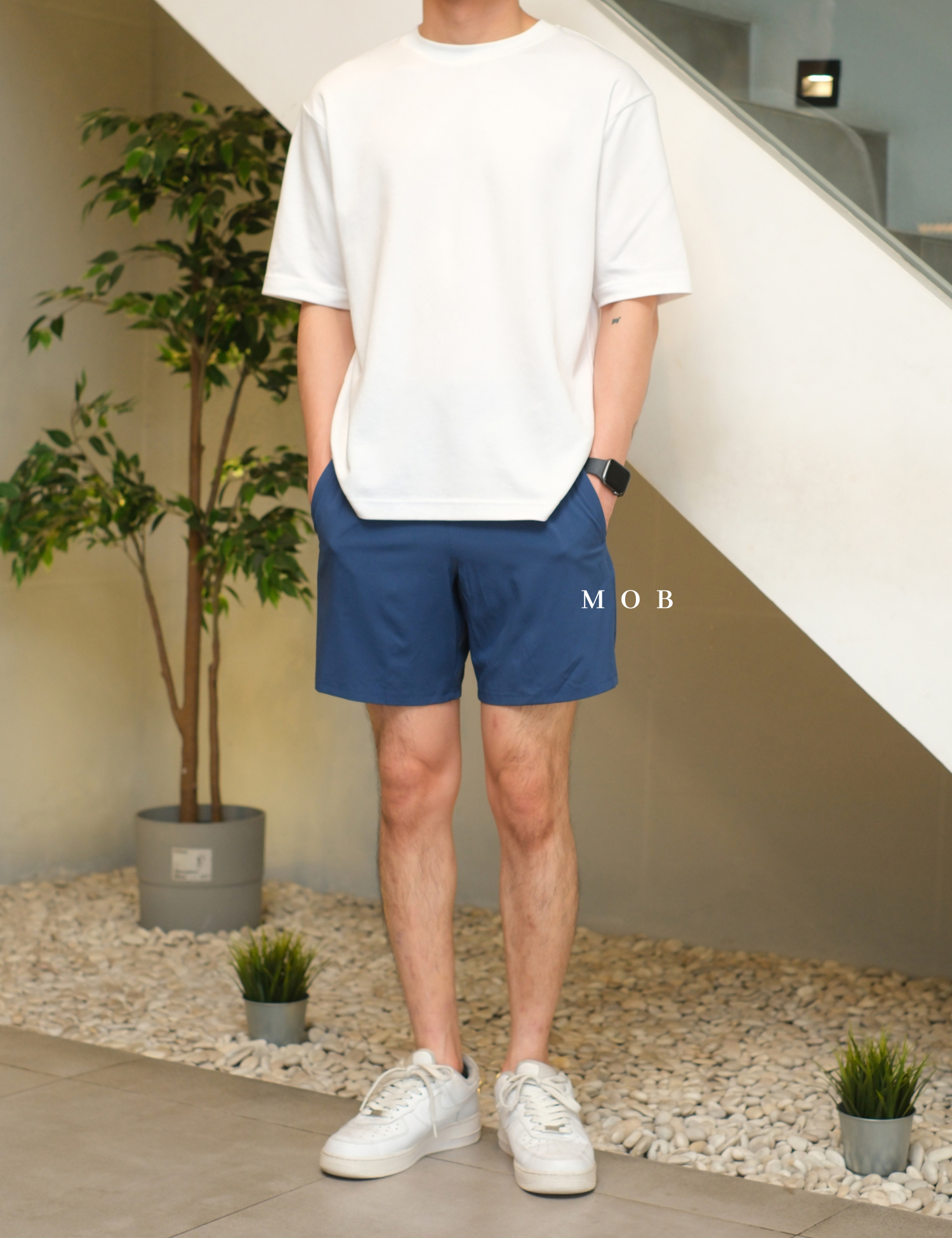 ONV02ASR001-009 Essential Woven Workout 7" Shorts Pacific Blue