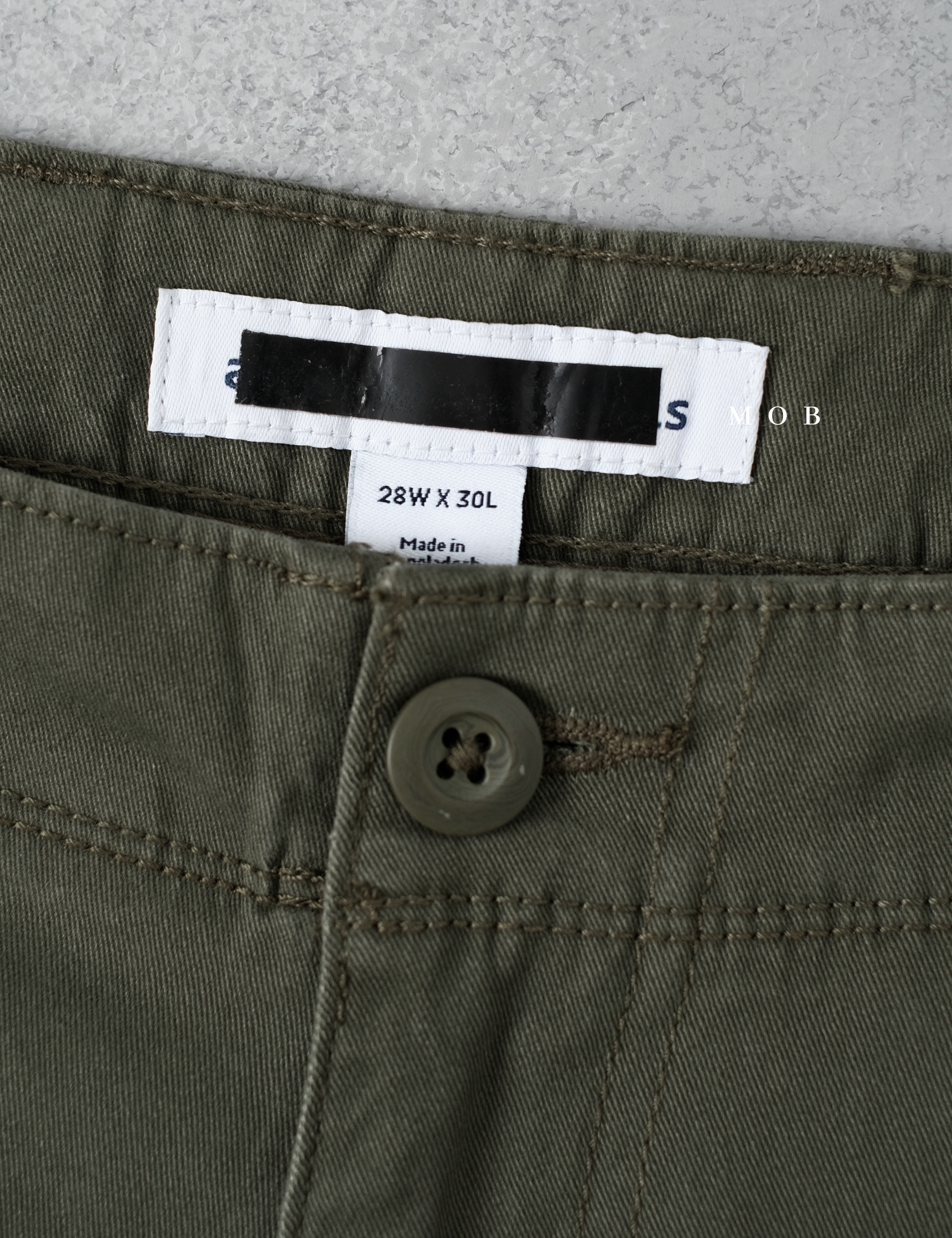 AZEPT06004 SLIM Fit Cargo Pants Olive