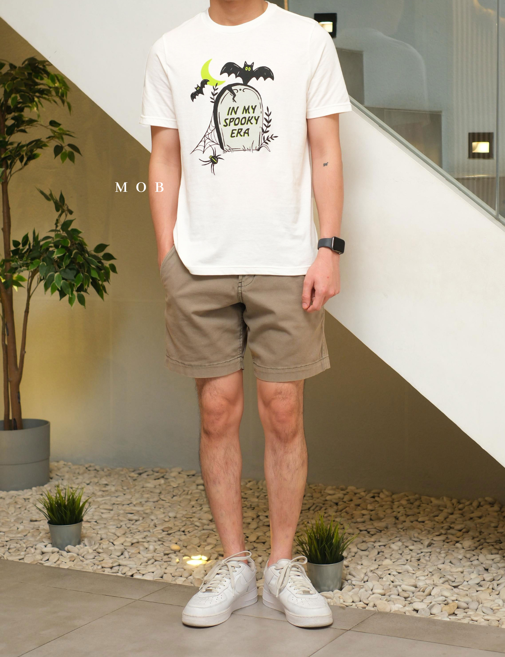 ONSST06002 In My Spooky Era (Grave) SS Tee White