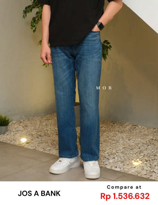 Image of JOSPT05005 Comfort Stretch Tailored Jeans Blue