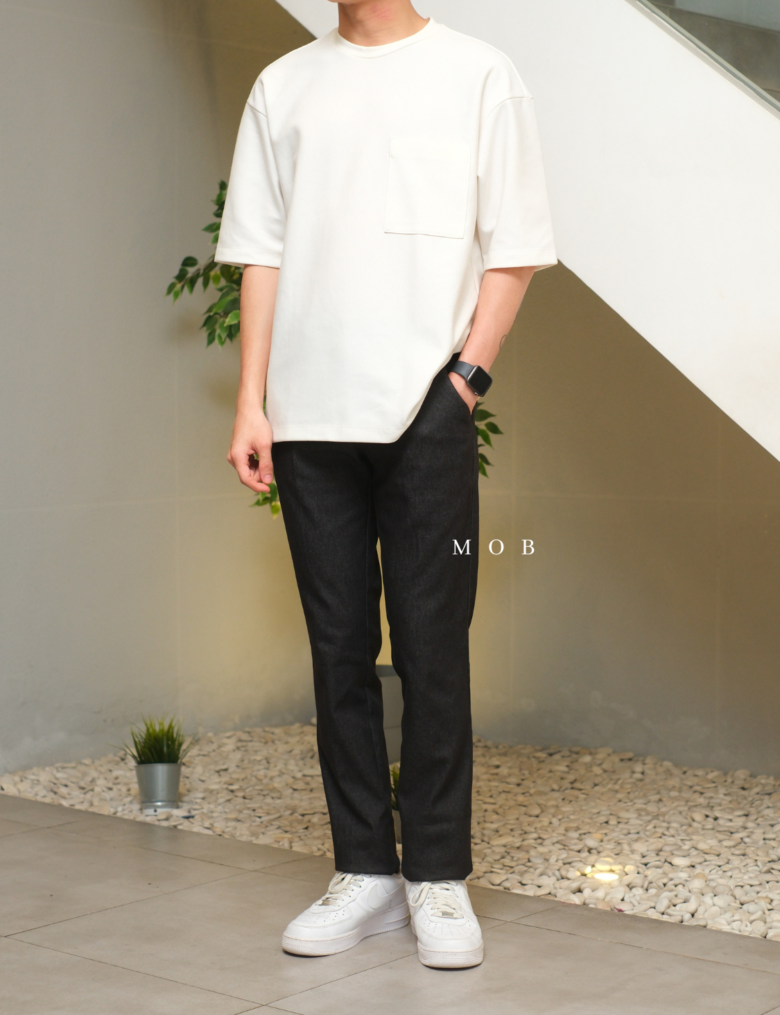 BBGPT07001 Fleece Lined Jeans Black