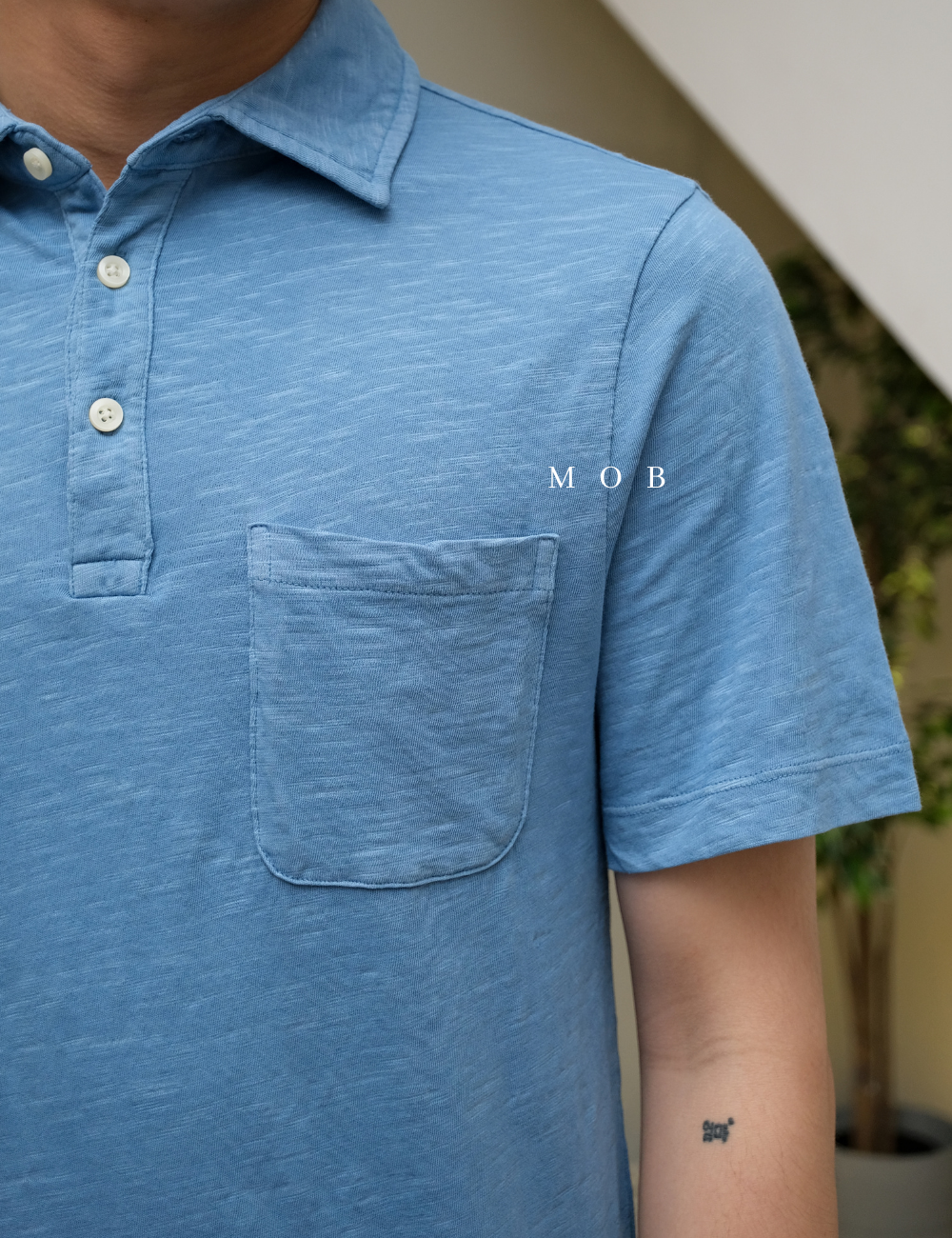 GFPS07002F Basic Polo Tee Sea Blue 