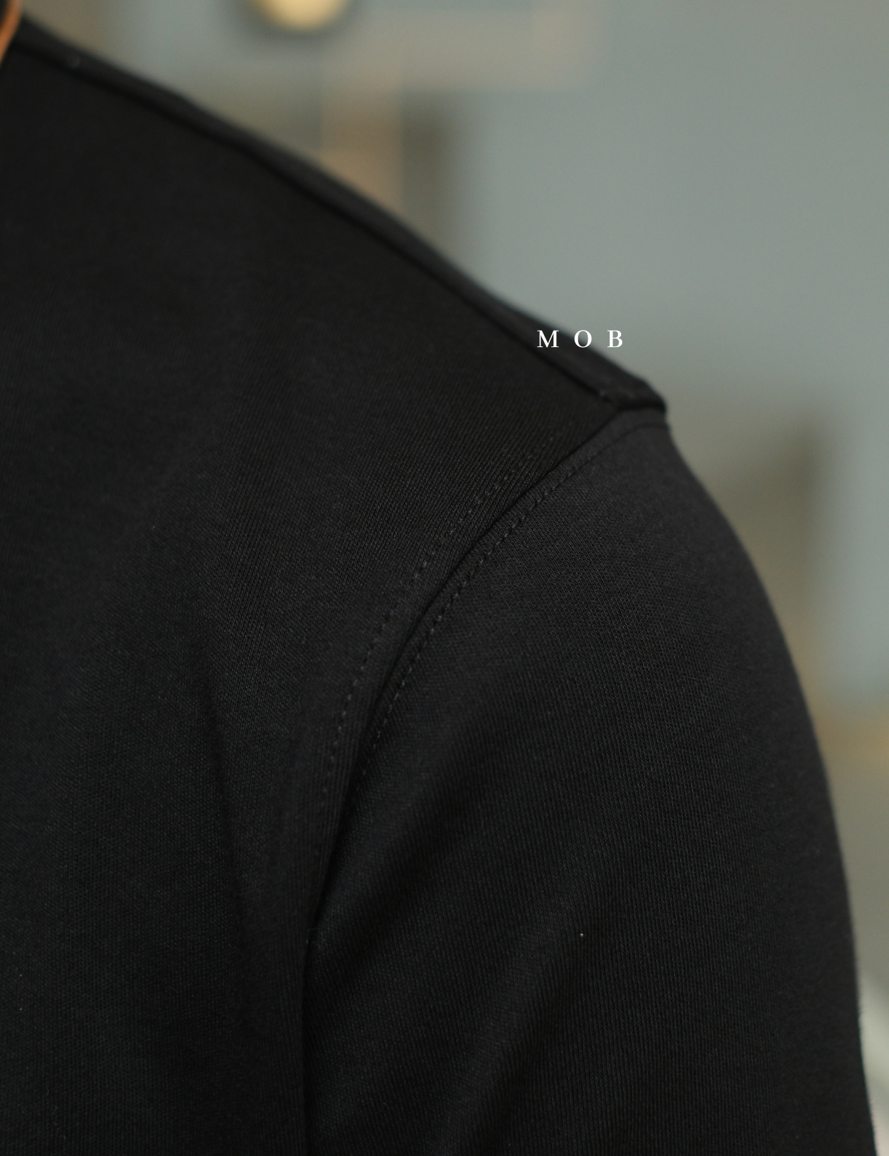 ARK01SSP002 Gentle Polo Shirt Obsidian Black