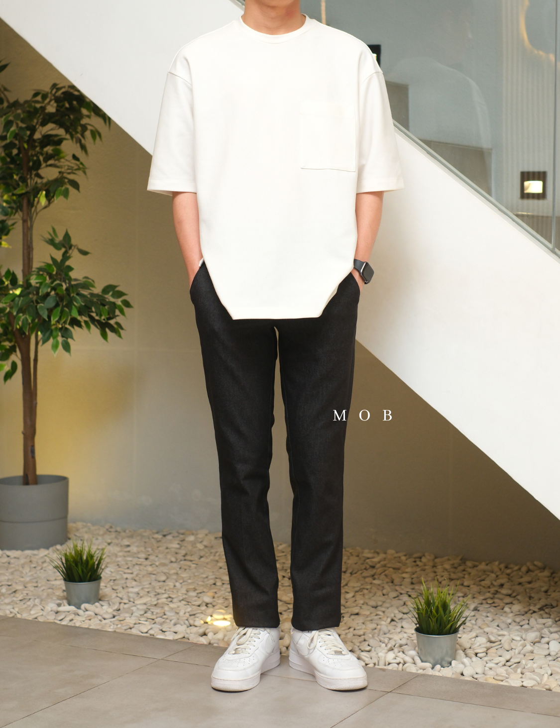 BBGPT07001 Fleece Lined Jeans Black